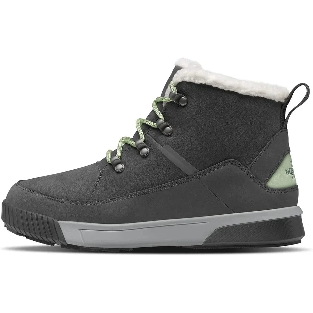 The North Face Sierra Winter Boots Womens Sz 7.5 Mid Calf Waterproof Grey NEW
